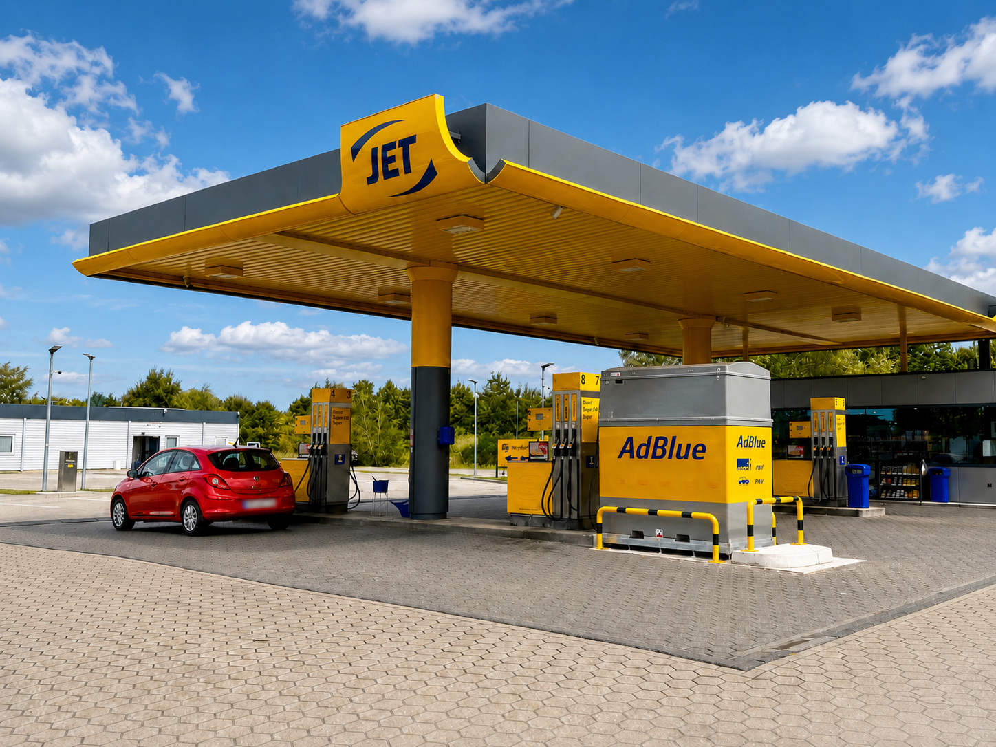 JET Tankstelle im Hanse Center Bentwisch